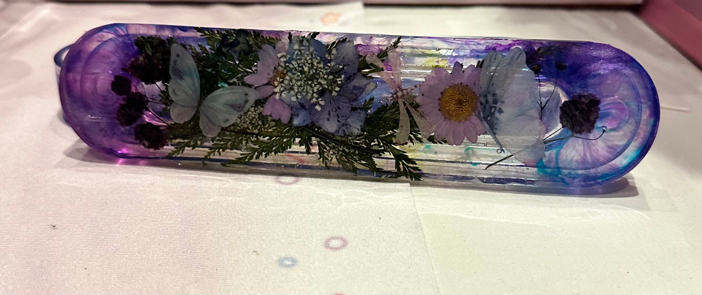 “Bouquet in Space” - Resin Dice Box